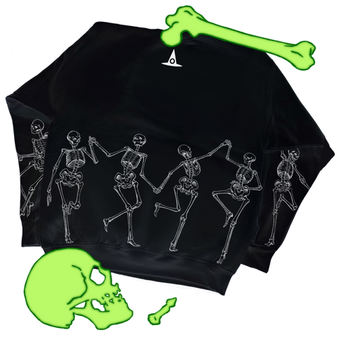 Danse Macabre Crew Neck - Black