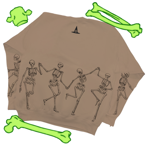 Danse Macabre Crew Neck - Tan
